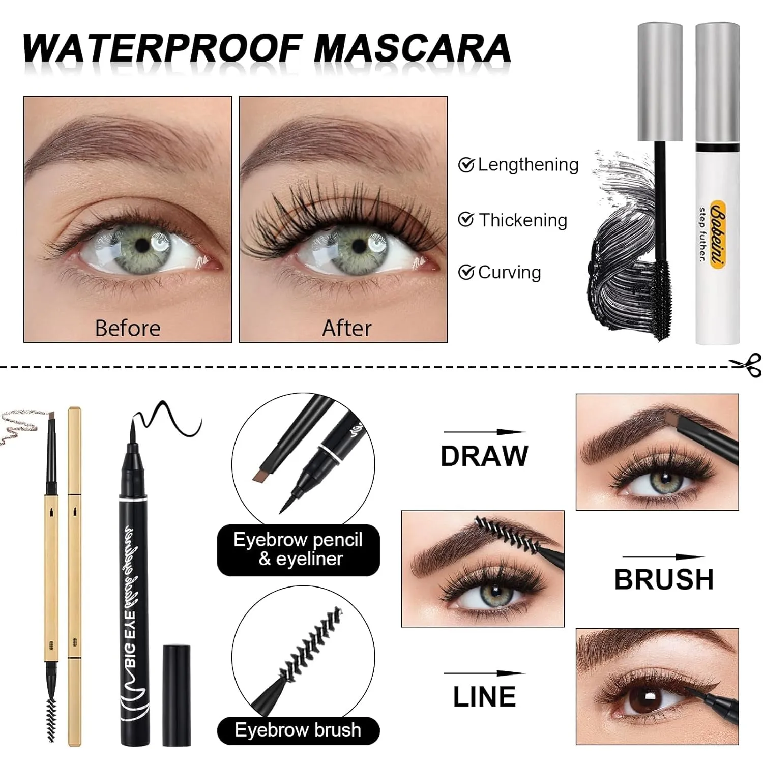 All-in-One Travel Makeup Kit for Teens & Beginners â€“ Eyeshadow, Lip Colors, Foundation & Brushes