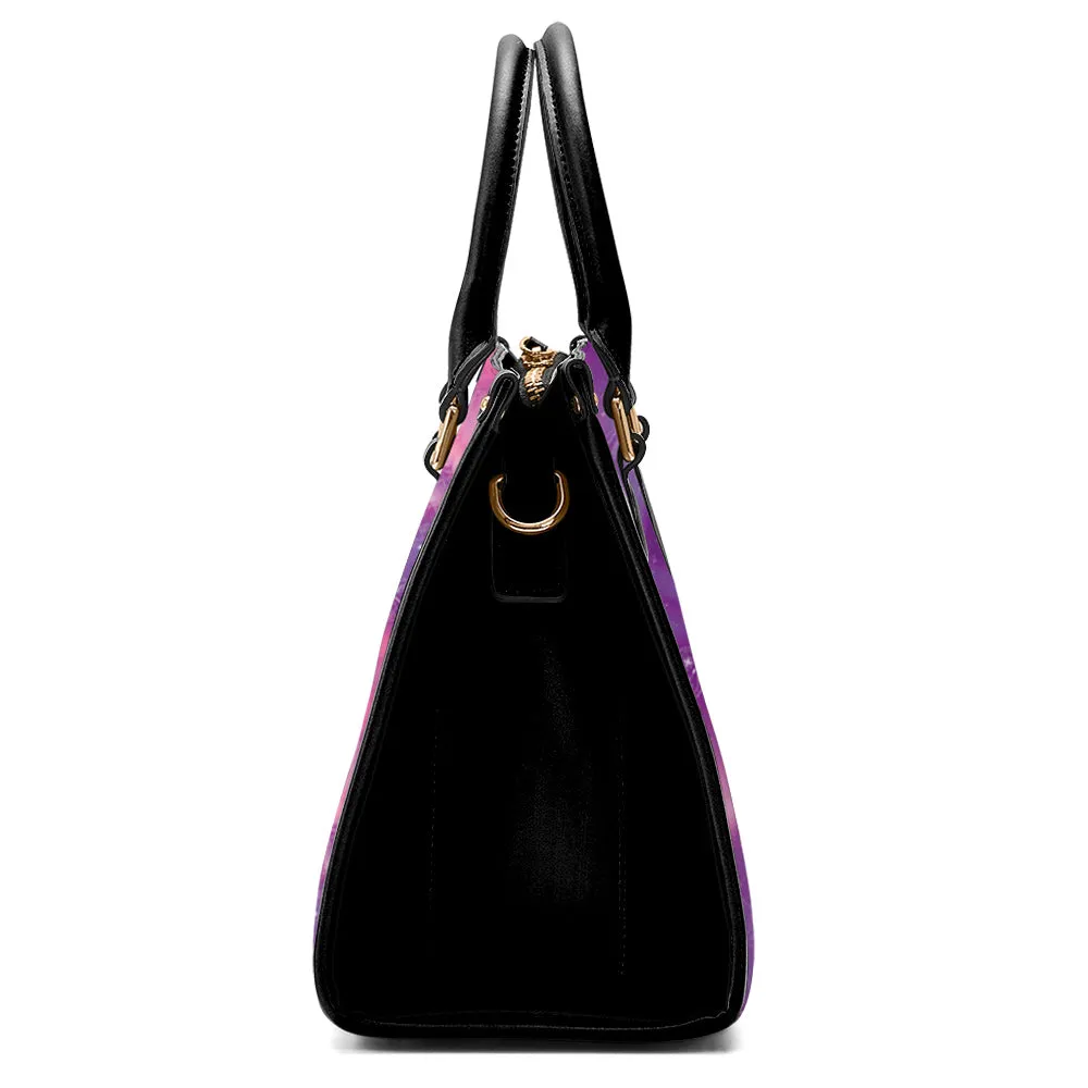Animal Ancestors 7 Aurora Gases Pink and Purple Convertible Hand or Shoulder Bag