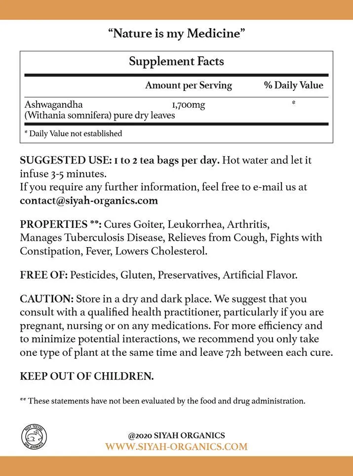 Ashwagandha Supplement