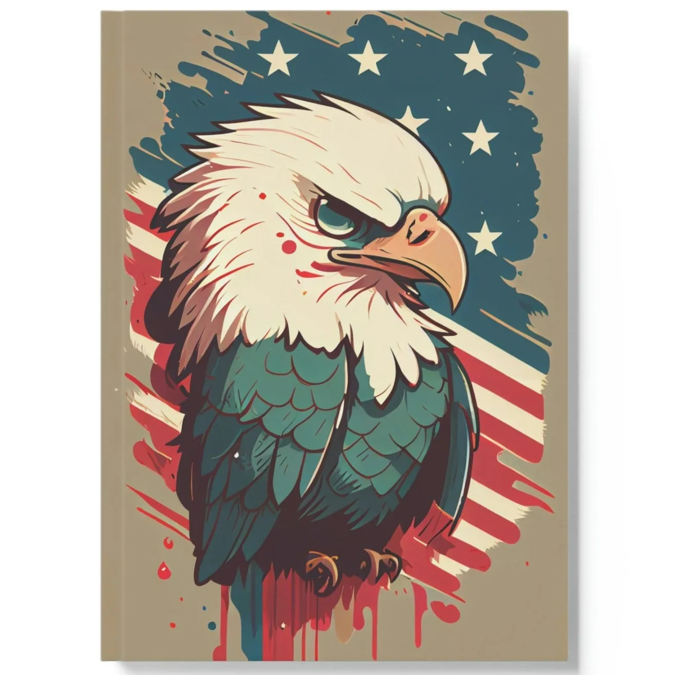 Baby Bald Eagle Hard Backed Journal