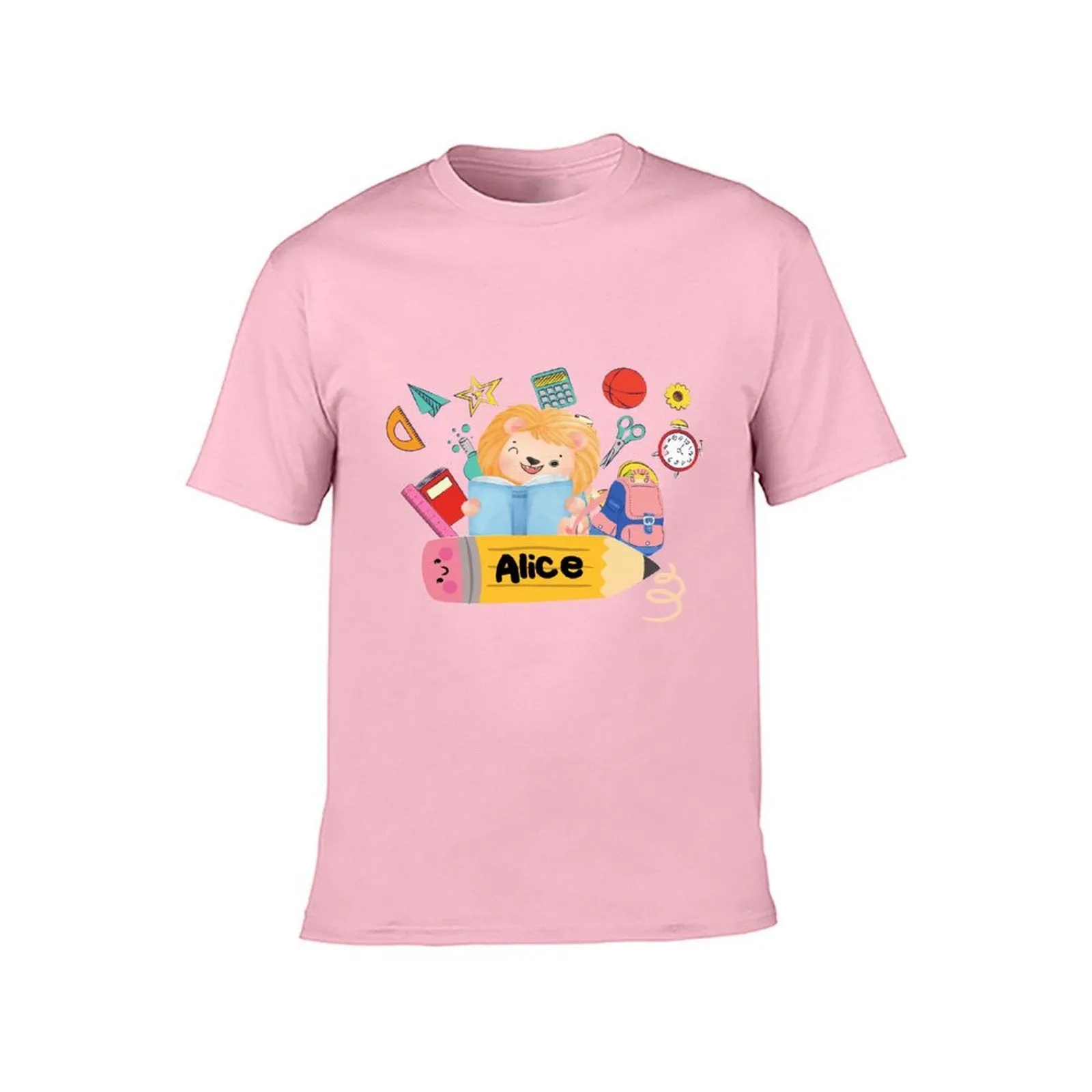 Back to School Personalized Name Cotton T-shirt for Kids