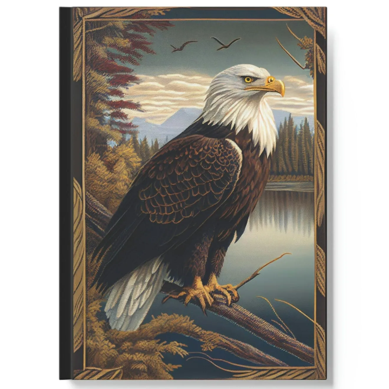 Bald Eagle Tapestry Hard Backed Journal