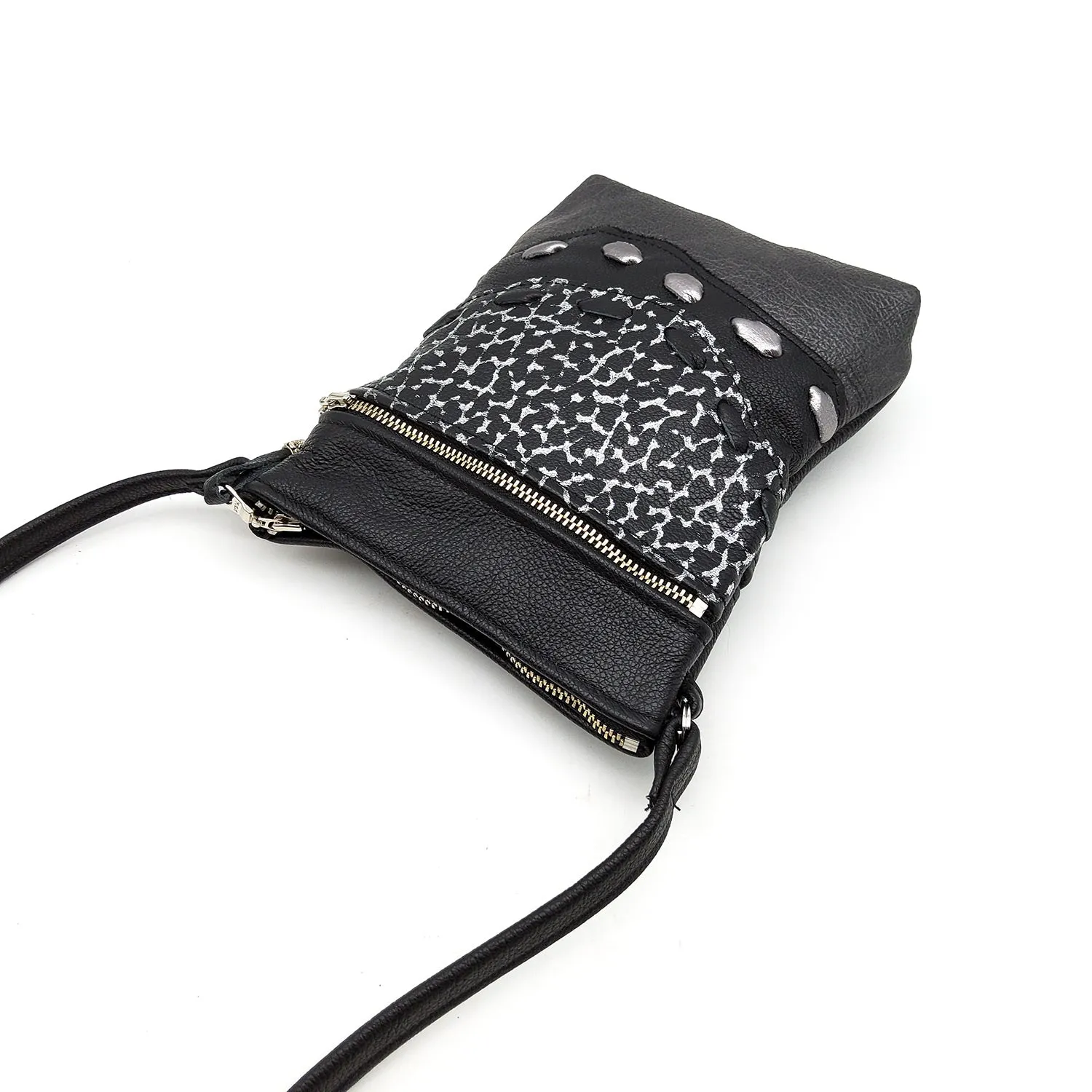Black and Silver Pouch
