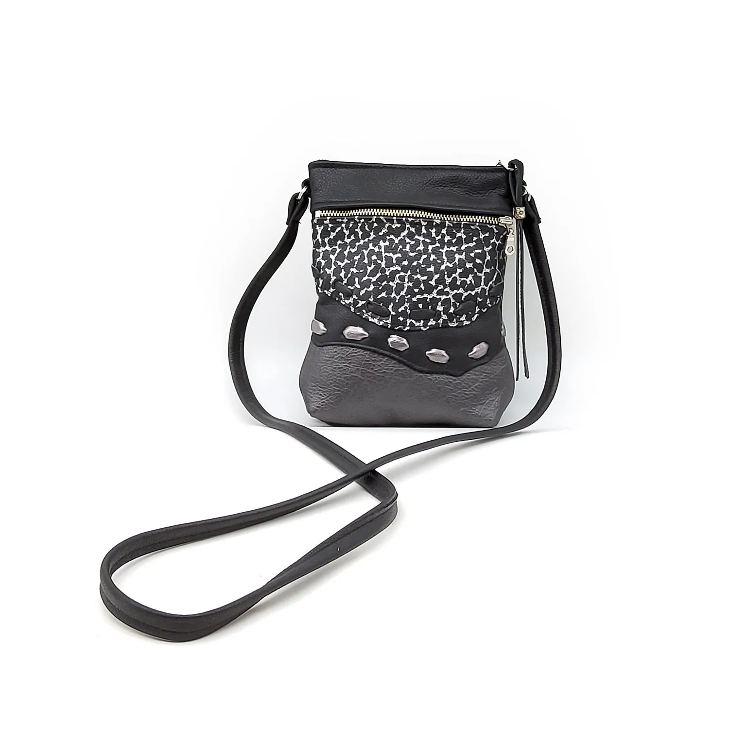 Black and Silver Pouch