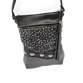 Black and Silver Pouch