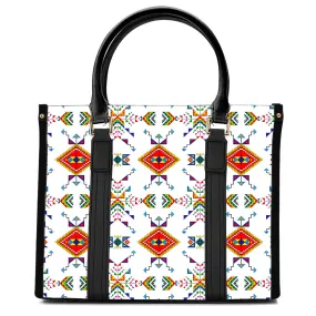 Buffalo Jump White Hand or Shoulder Bag