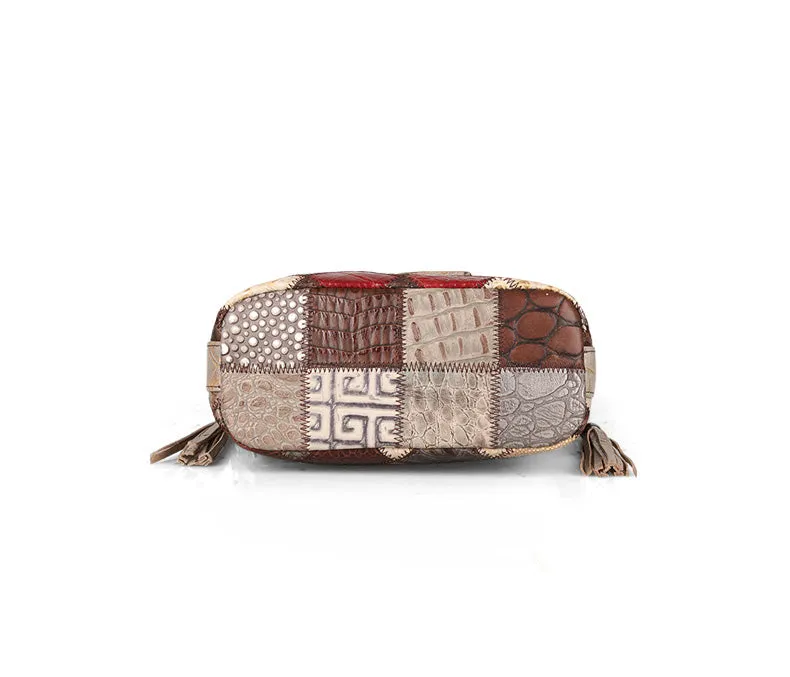 Chic Womens Boho Shoulder Bag With Fringe Cross Body Handbags