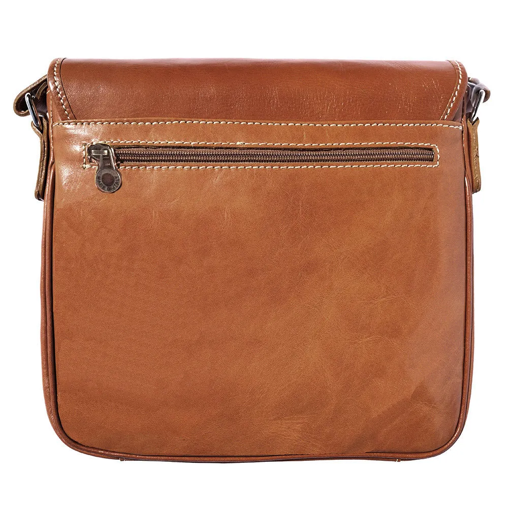 Christopher Messenger bag in cow leather