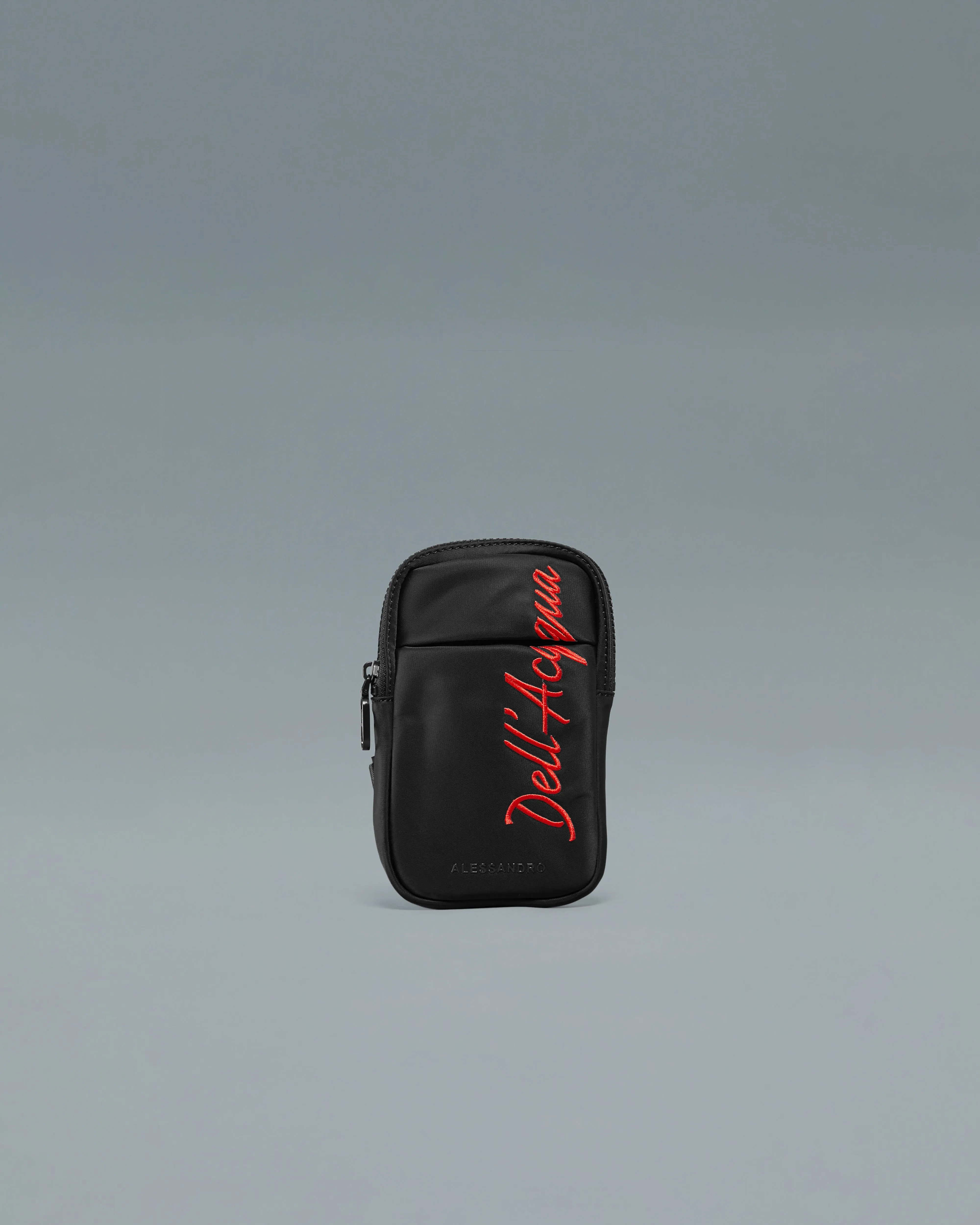 Contrasting Embroidered Crossbody Bag