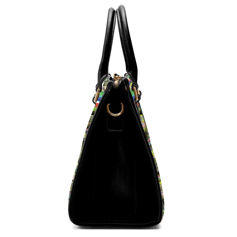 Culture in Nature Green Leaf Convertible Hand or Shoulder Bag