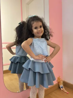 Enchanted Duo Baby Blue Top Kids