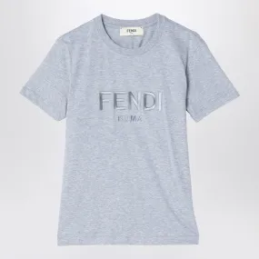 FENDI Embroidered Logo T-Shirt for Women - FW24 Collection