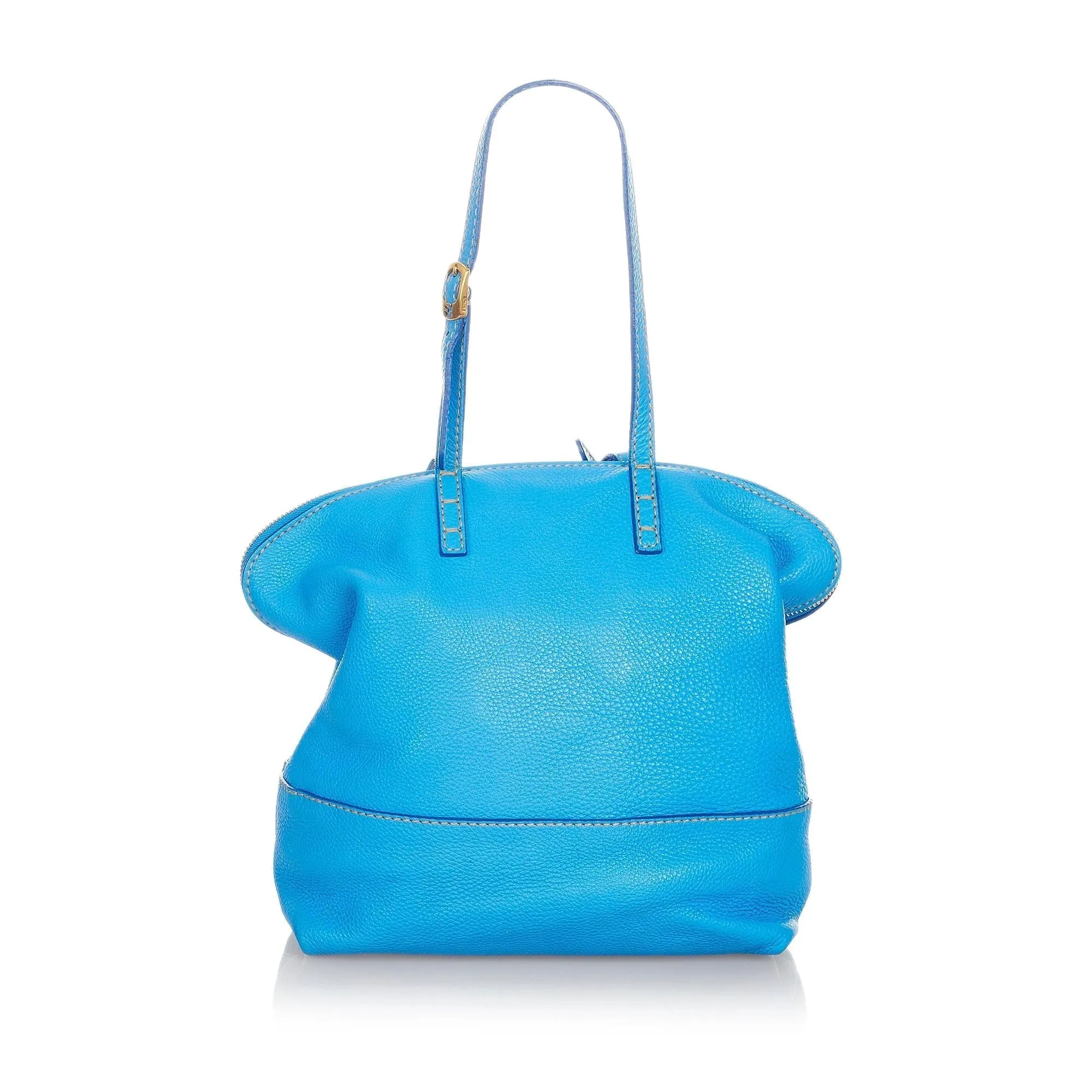 Fendi Selleria 2Bag Leather Shoulder Bag (SHG-23596)