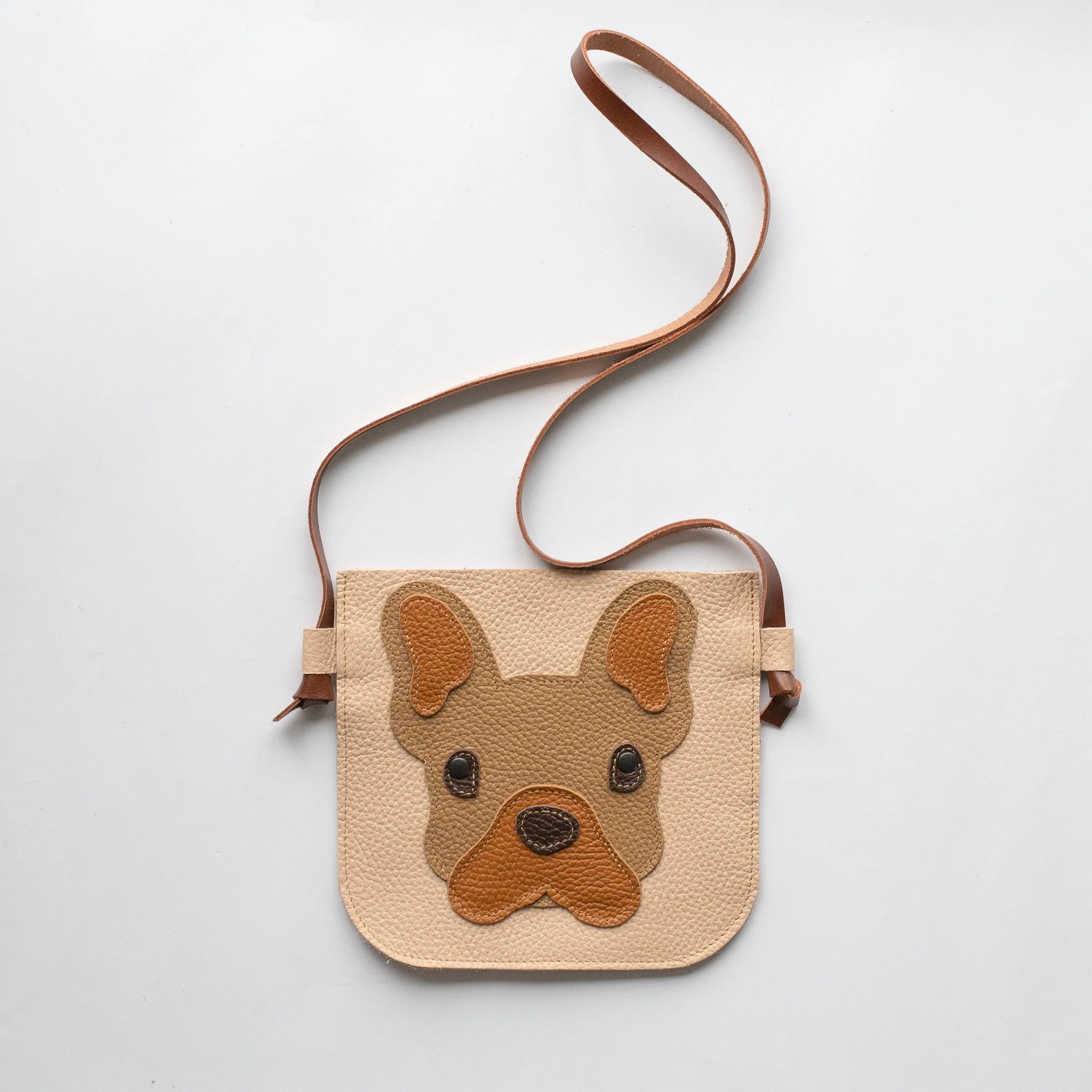 French Bulldog Bag Personalized Leather Crossbody Purse