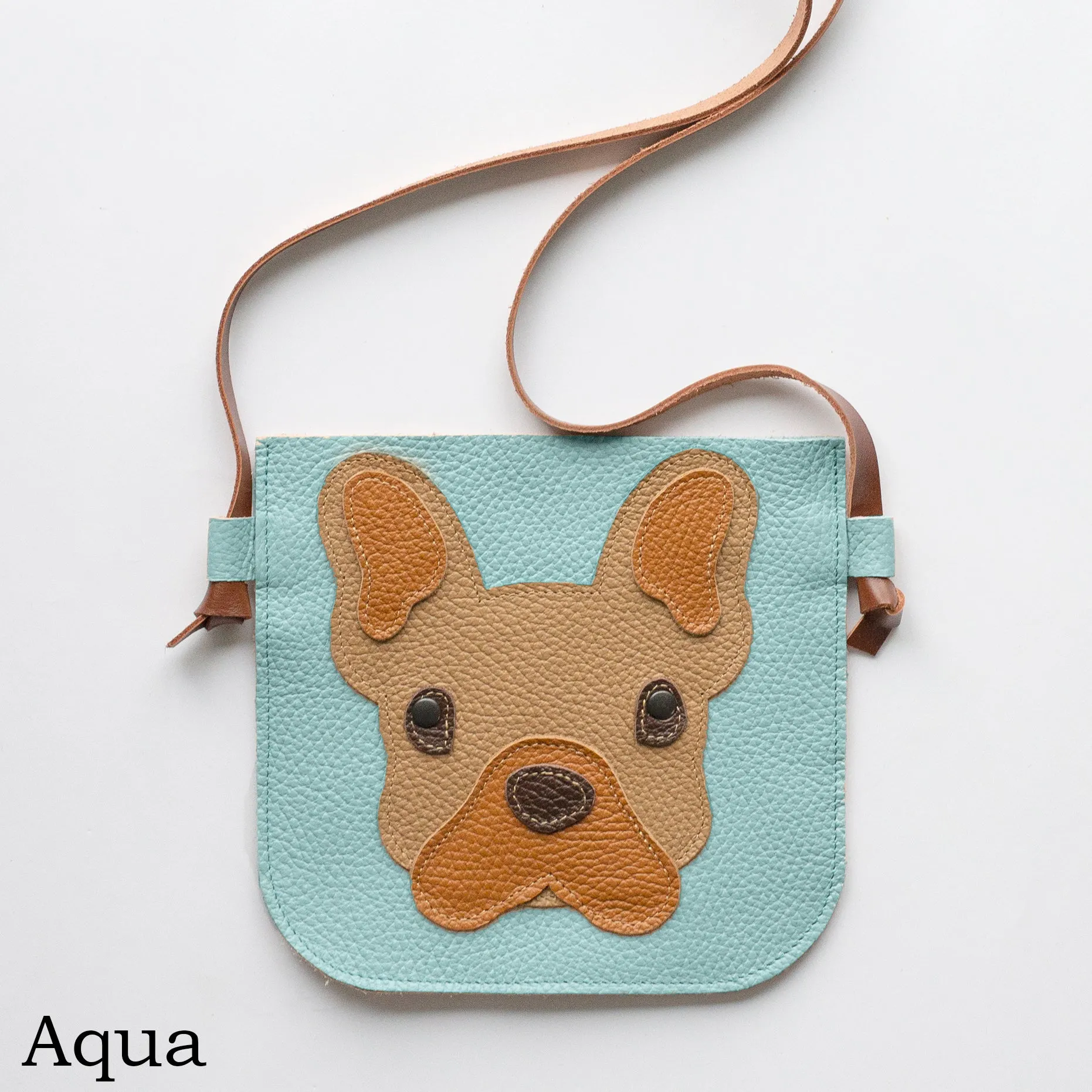 French Bulldog Bag Personalized Leather Crossbody Purse