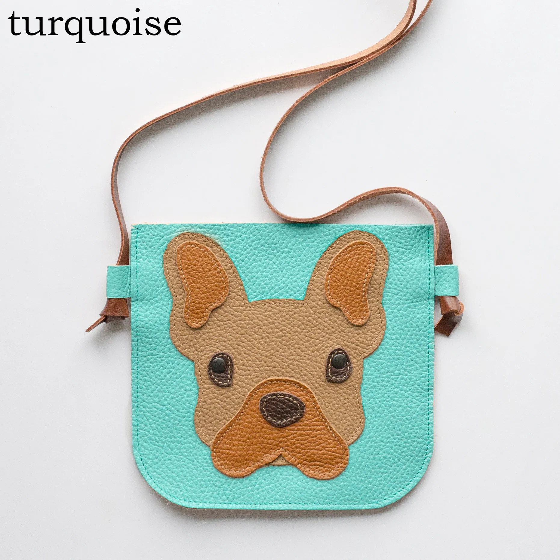 French Bulldog Bag Personalized Leather Crossbody Purse