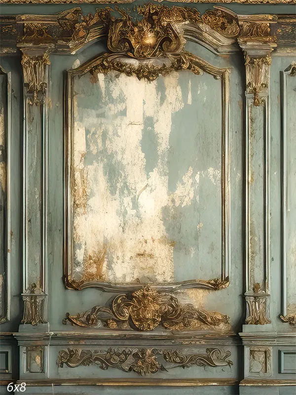 Grand Memories Vintage Ornate Wall Photography Backdrop