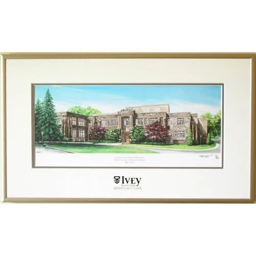Ivey Main Campus Colour Print (Old Building)