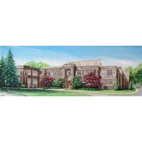 Ivey Main Campus Colour Print (Old Building)