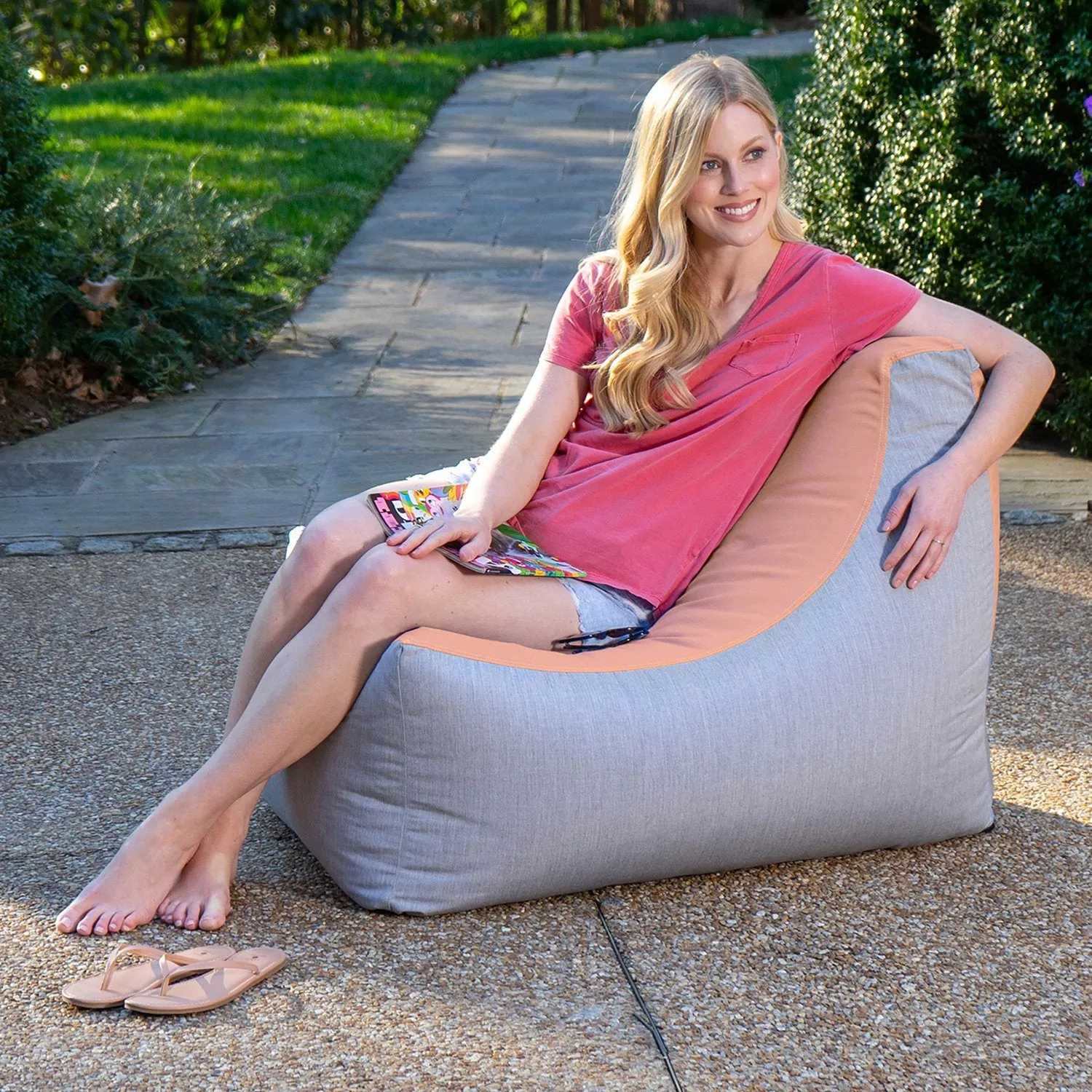 Jaxx Juniper Outdoor Bean Bag Patio Chair - Sunbrella