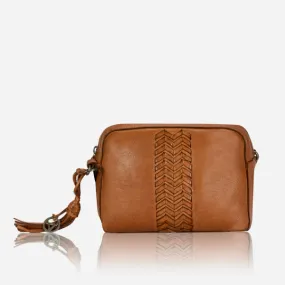 Kate Small Leather Crossbody Bag, Tan