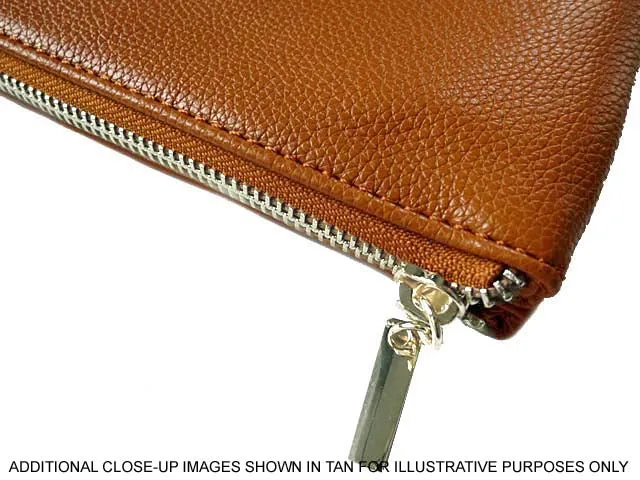 LARGE MULTI-COMPARTMENT CROSS-BODY PURSE BAG WITH WRIST AND LONG STRAPS - PALE TAUPE BEIGE