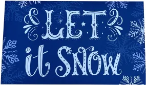 Let It Snow Door Mat - 18" x 30"