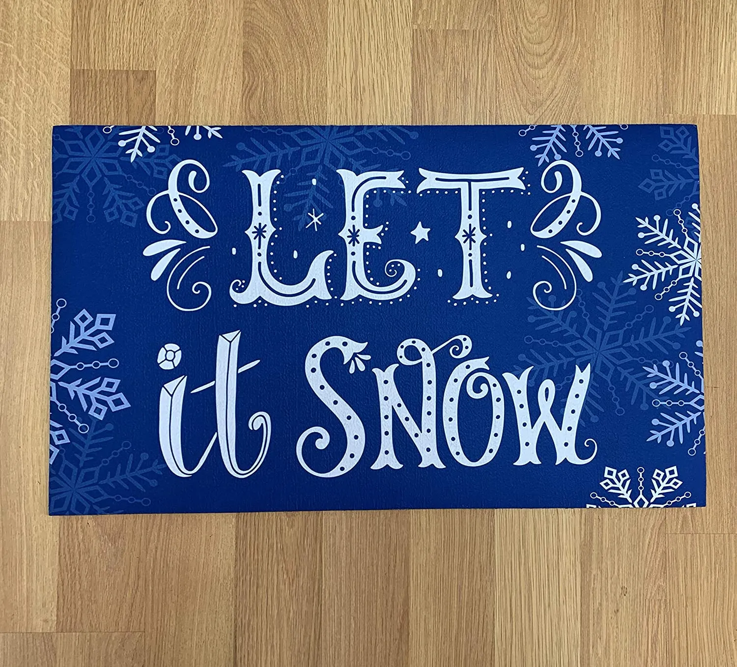 Let It Snow Door Mat - 18" x 30"