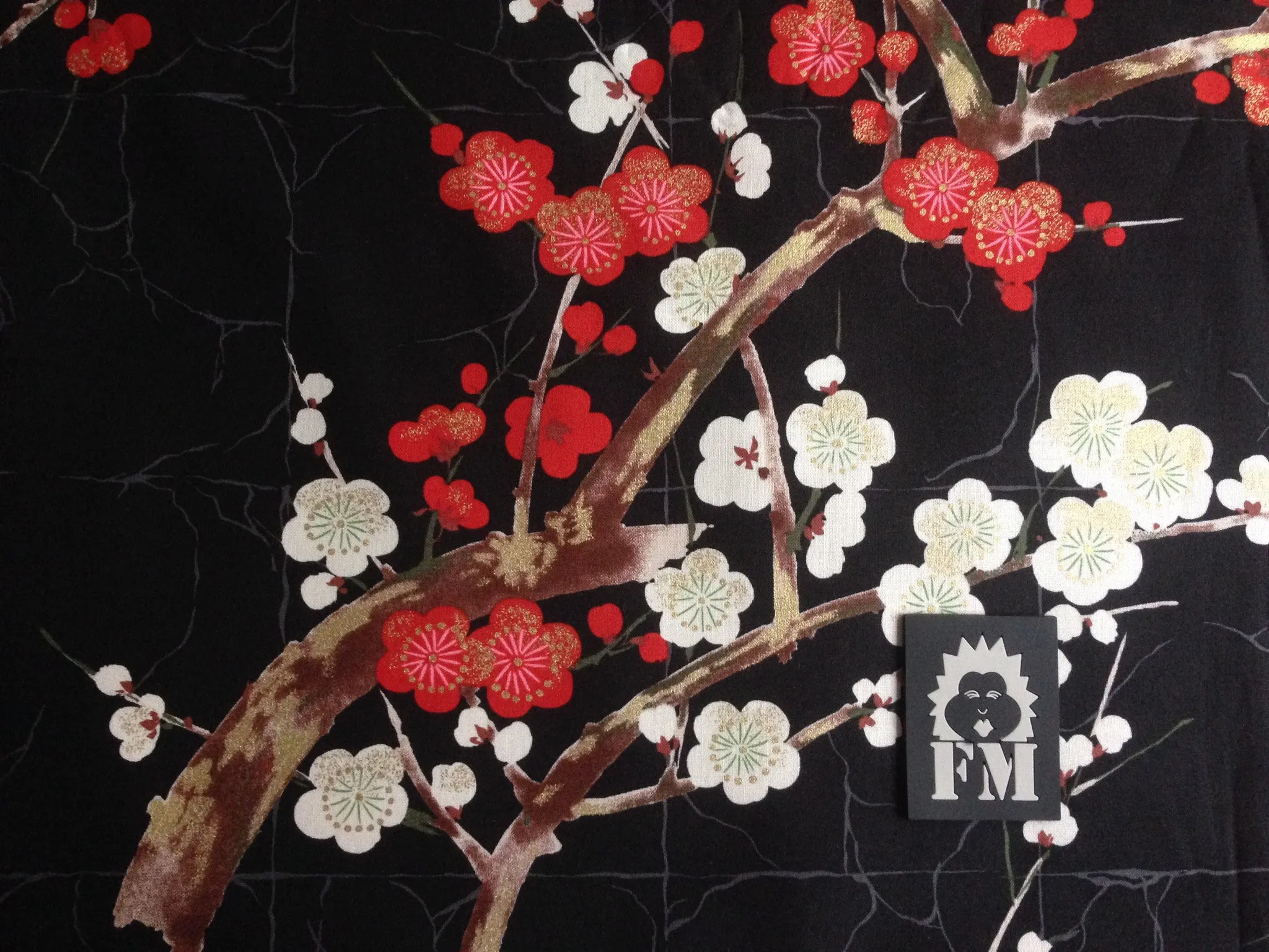 Messenger Bag - Golden Garden Black