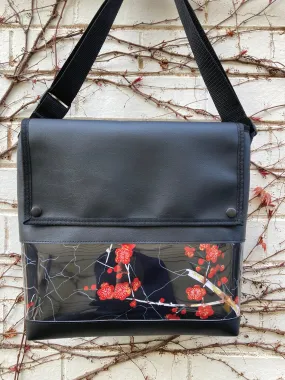 Messenger Bag - Golden Garden Black