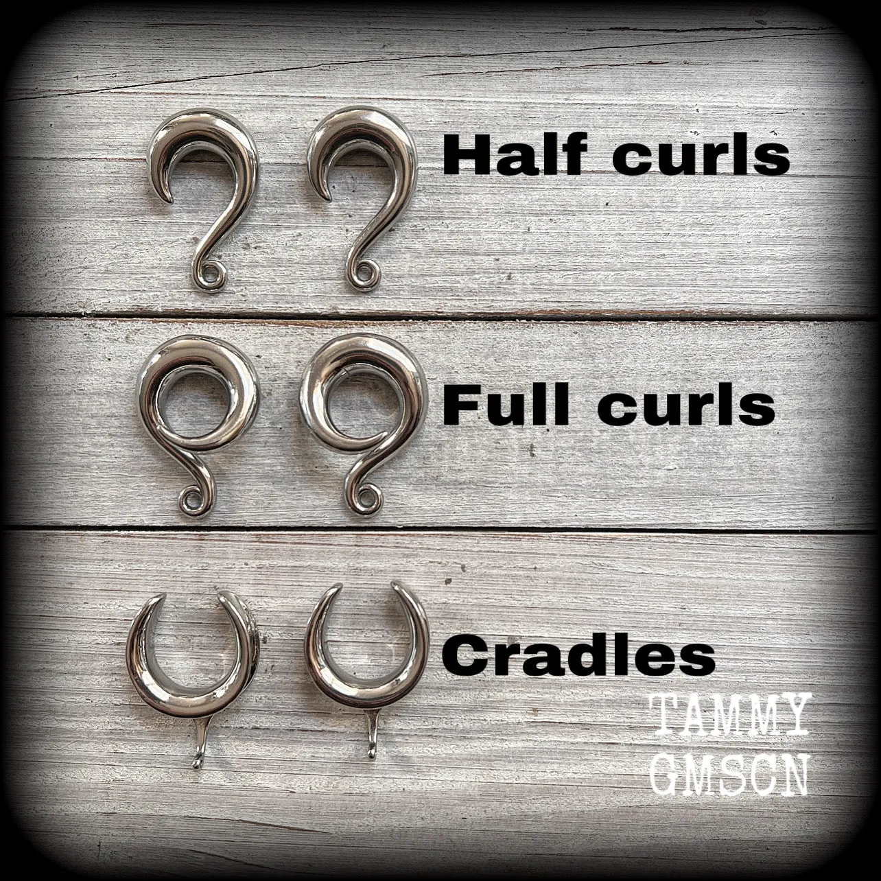 Metal spike gauged earrings-Punk earrings