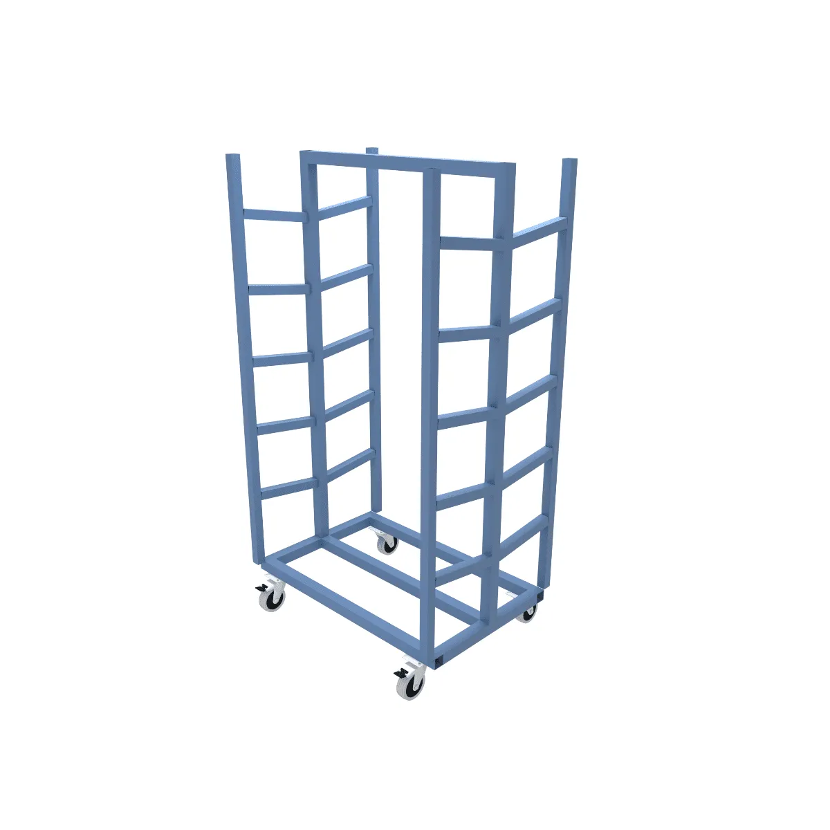 Mobile Pipe Transportation Trolley (Braced Sides)