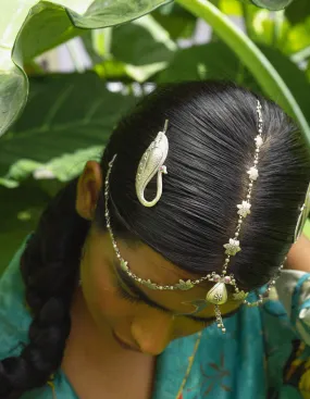 NEKHI | नेकी HAIR BOBBIES (IN SILVER)