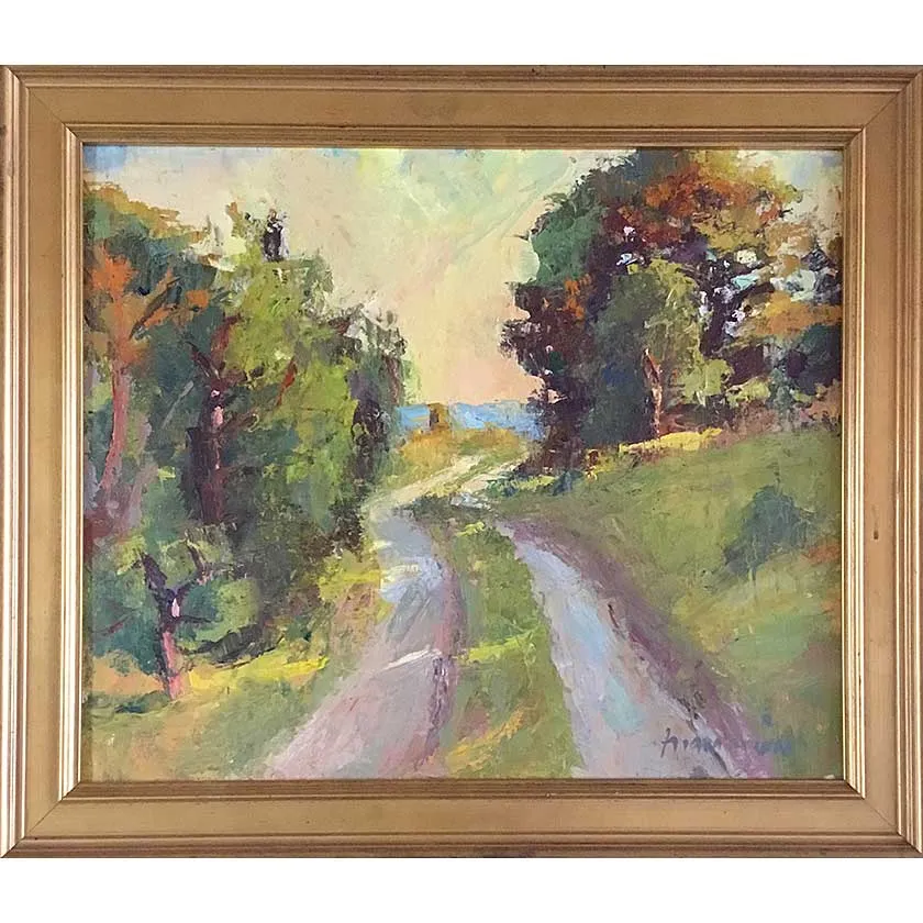 Ocean in the Distance -Oil Painting 16x20