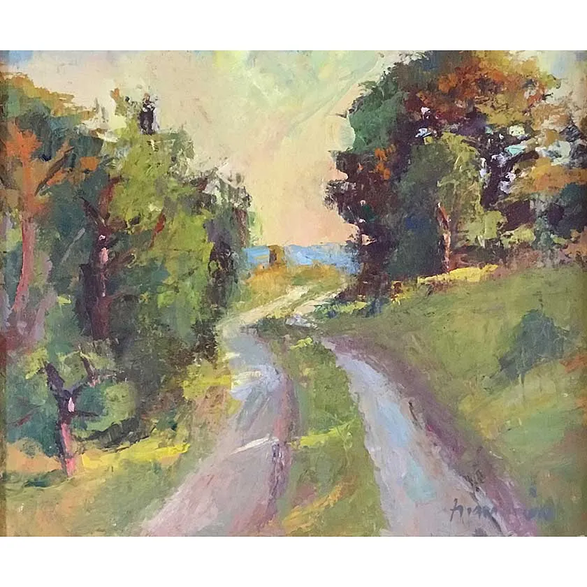 Ocean in the Distance -Oil Painting 16x20