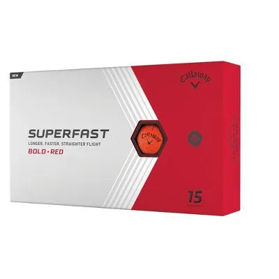 Open Box - Callaway Superfast Golf Balls - Red
