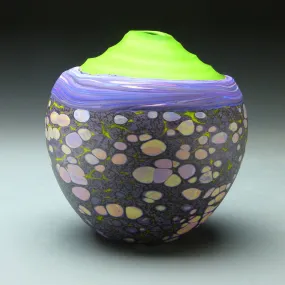 Pinnacle Series in Majestic Handblown Glass Vase by Thomas Spake Studios