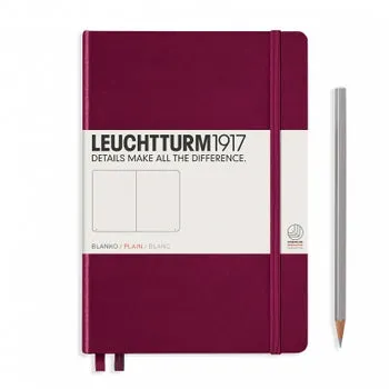 Port Red Notebook Hardcover Medium (A5) - 251 pages