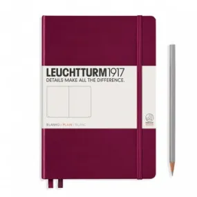Port Red Notebook Hardcover Medium (A5) - 251 pages