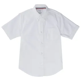 Short Sleeve Oxford Shirt Husky Sizes (2 Colors)