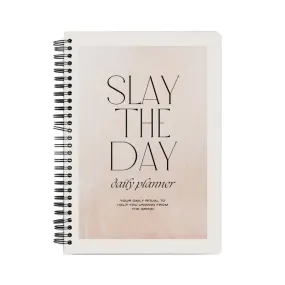 Slay The Day Designer Graphic Print Cover A5 150 Page Spiral Notebook