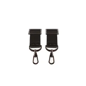 Tiba   Marl Stroller Clips - Gunmetal