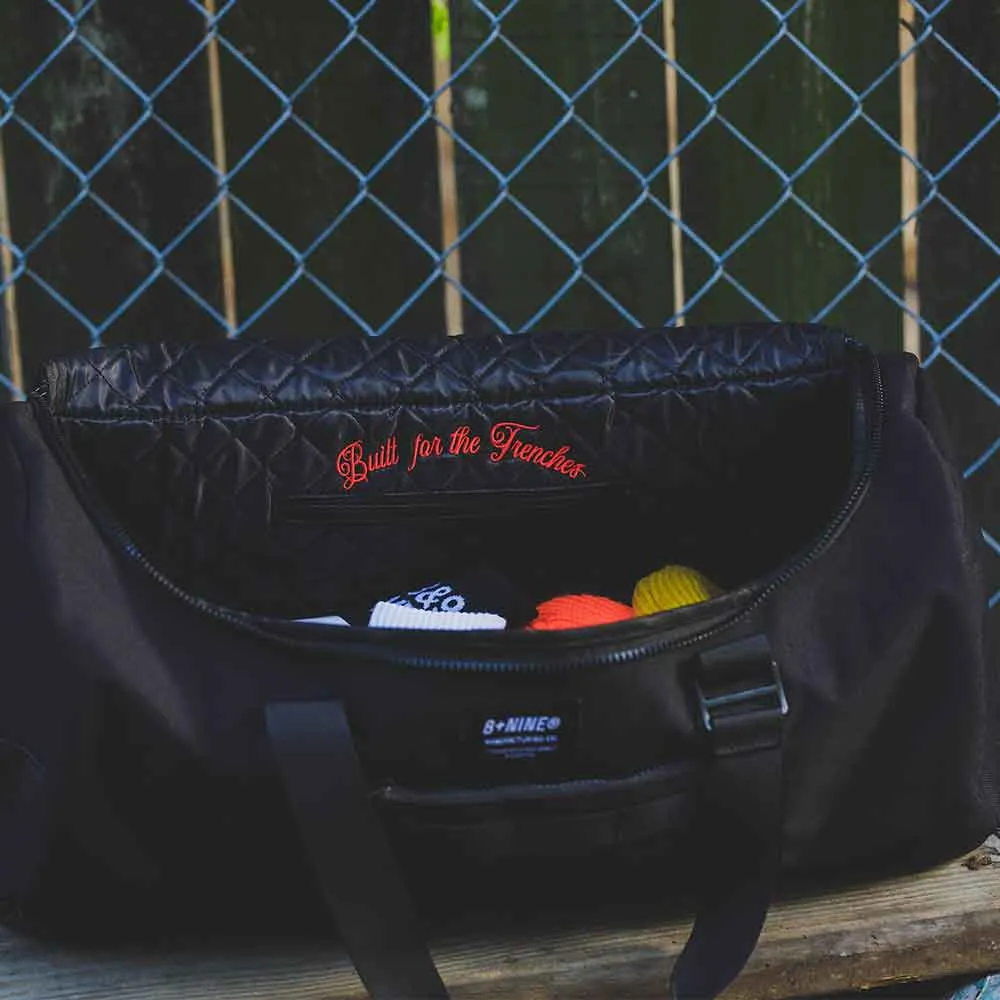 Trenches Black Duffel Bag