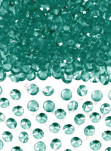 Turquoise Table Crystals 6mm - 28g Pack