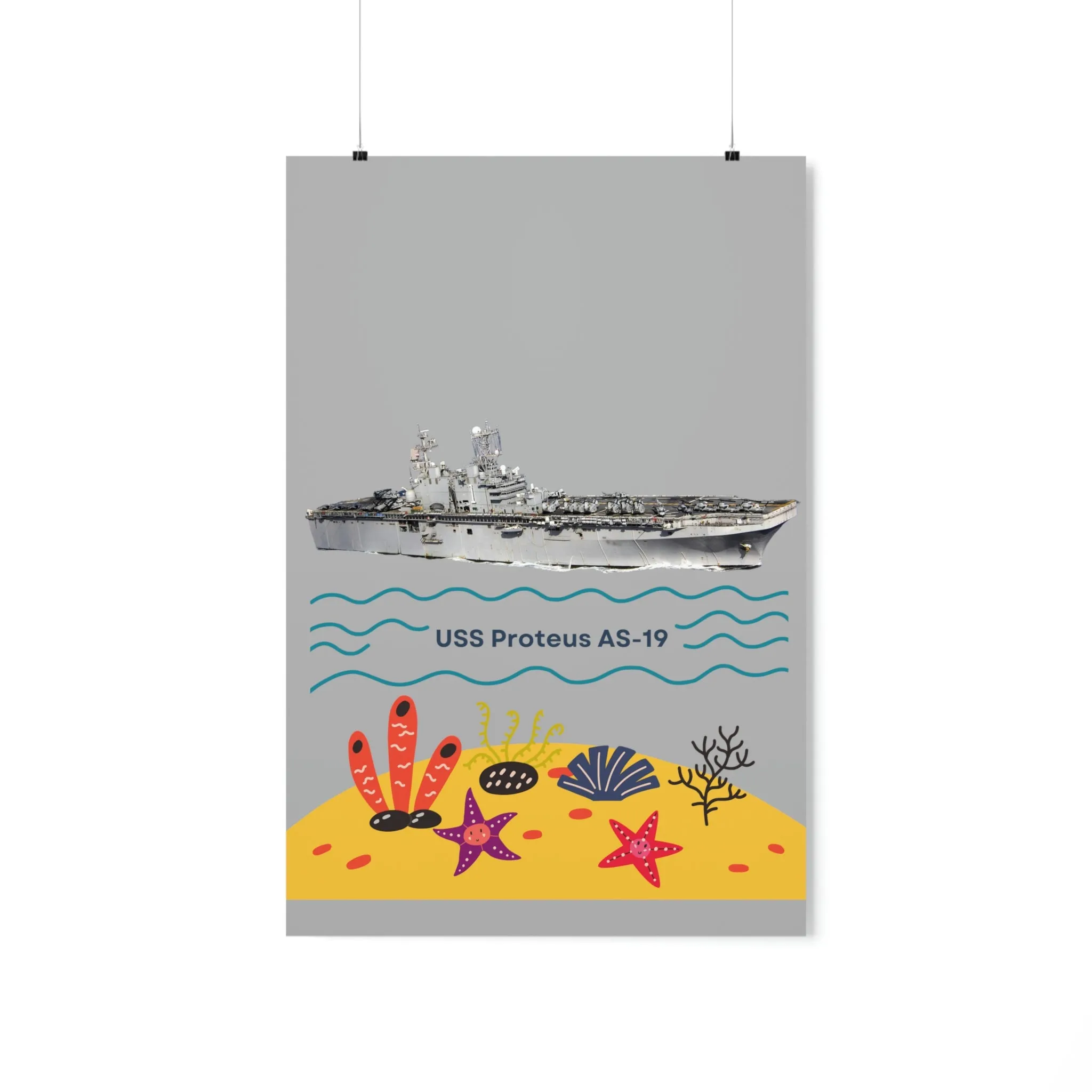 USS Harry S. Truman CVN-75 POD Navy Ship  Premium Matte Vertical Posters