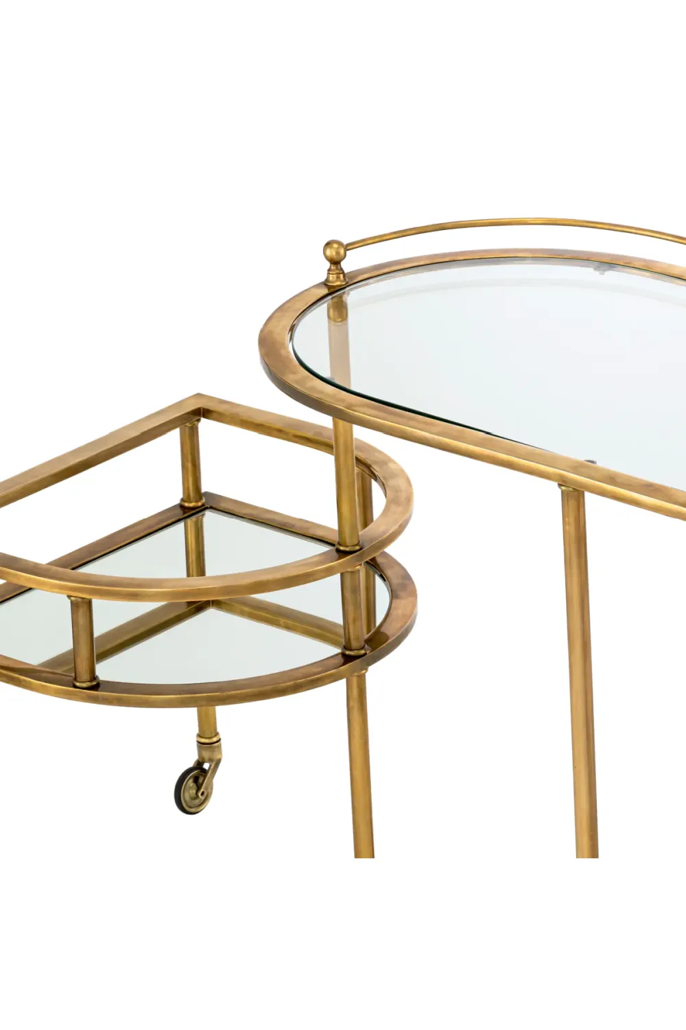 Vintage Brass Trolley | Eichholtz Lavalle
