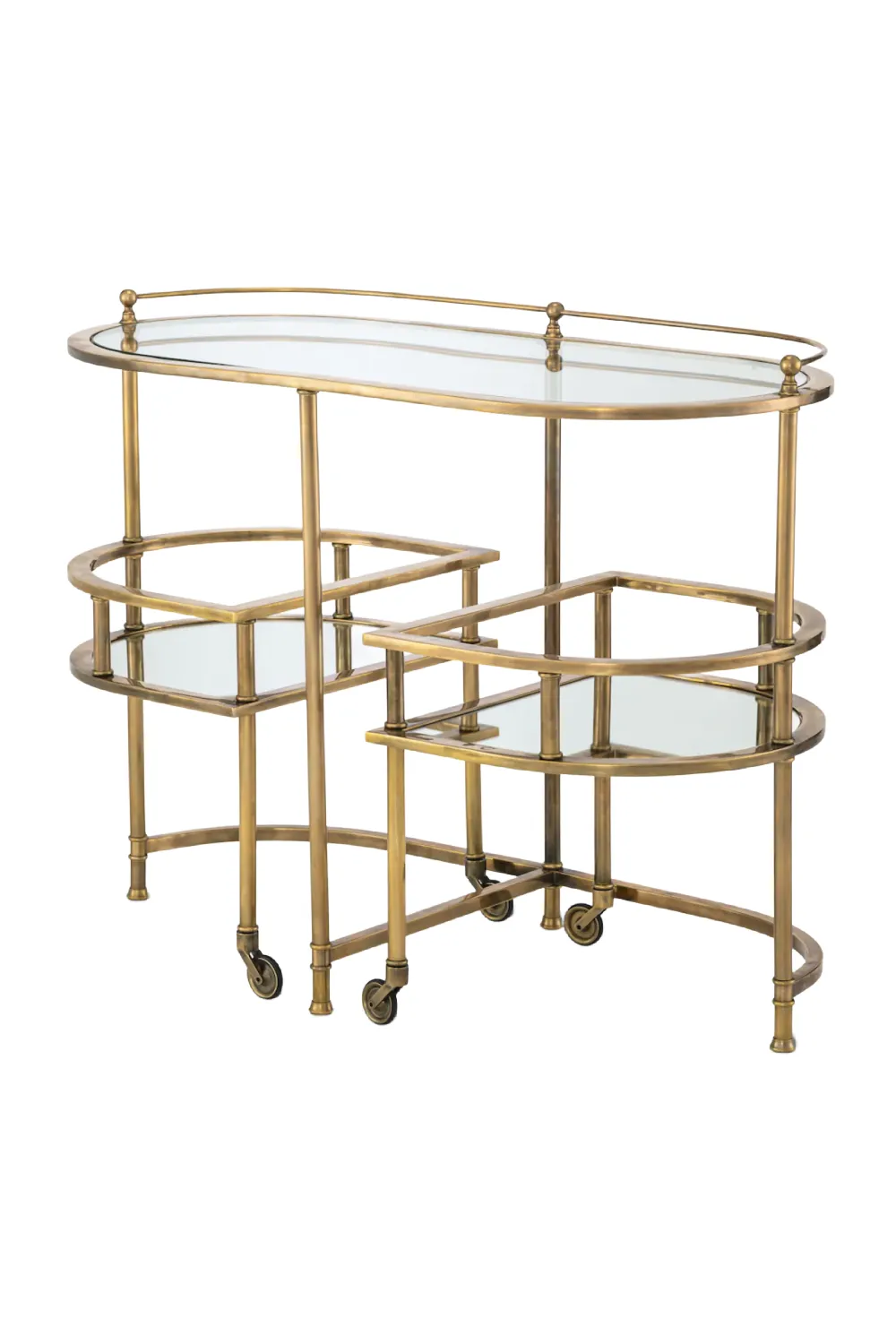 Vintage Brass Trolley | Eichholtz Lavalle