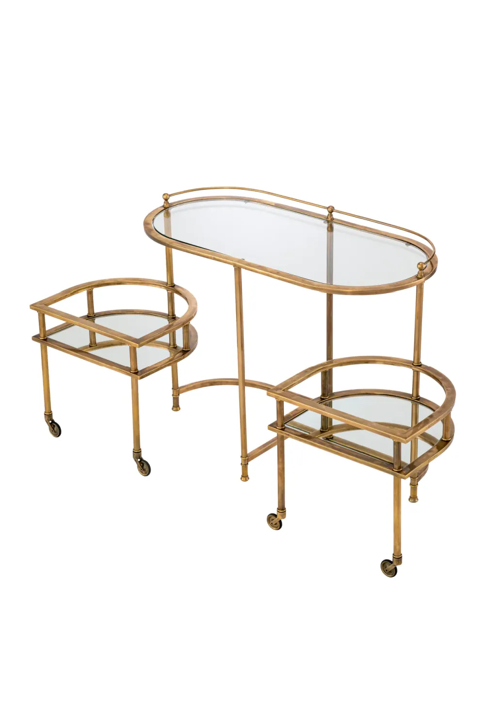 Vintage Brass Trolley | Eichholtz Lavalle