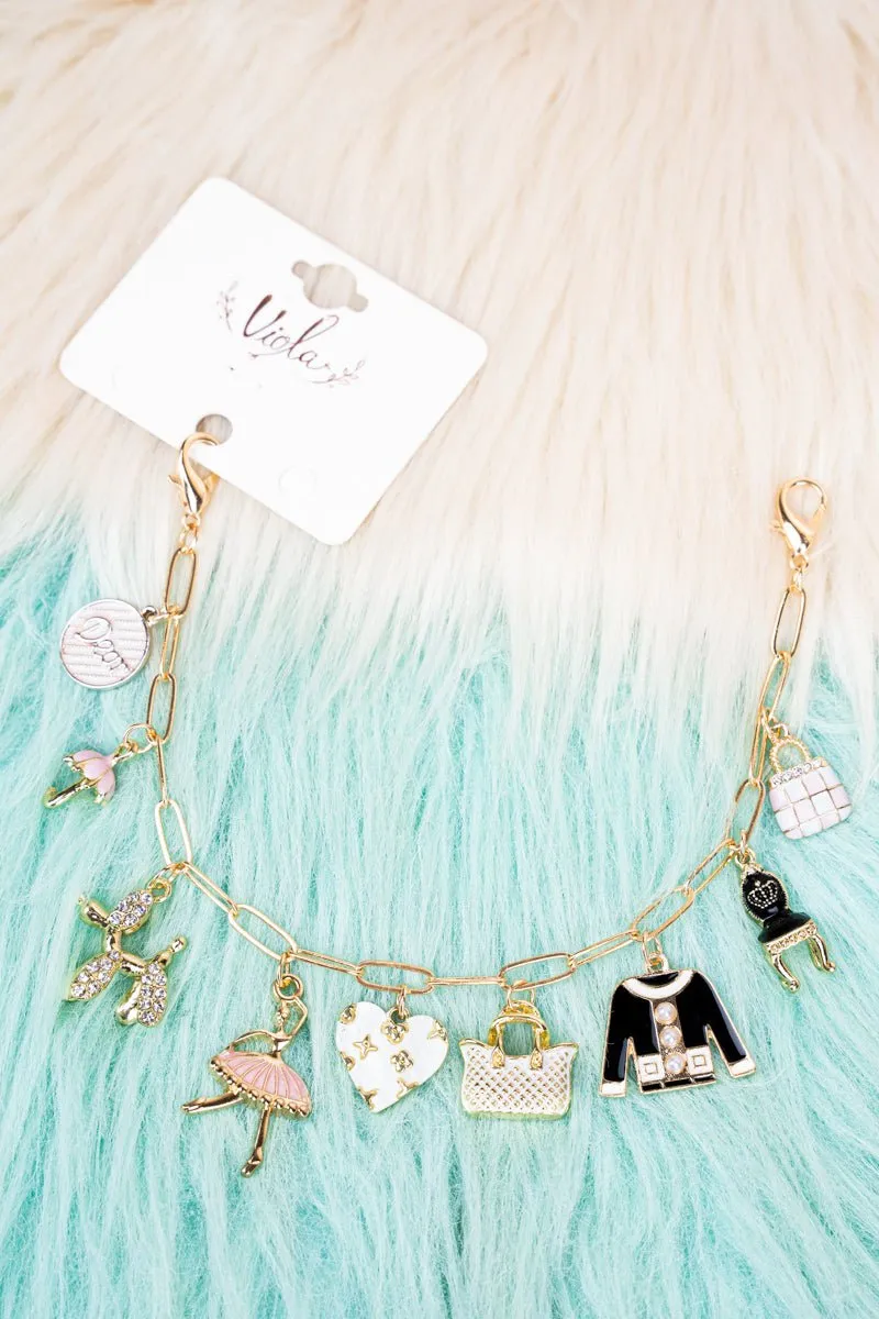Viola Girly & Glam Goldtone Trucker Hat Chain