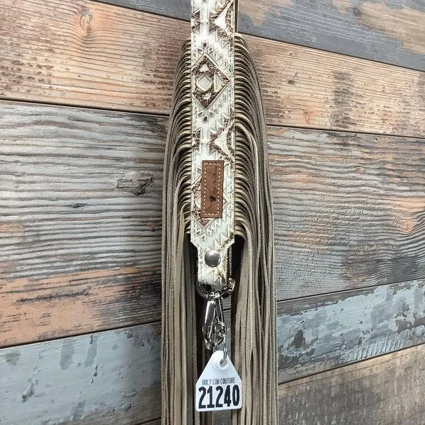 Western Mini Leather Fringe Strap 36" #21240